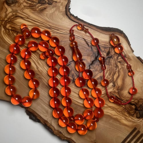 مسبآح فاتوران برتقالي شفاف