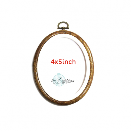 طارة تطريز سيلكون بيضاوي 4x5 inch