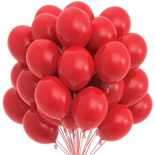 20 بالون احمر red balloons