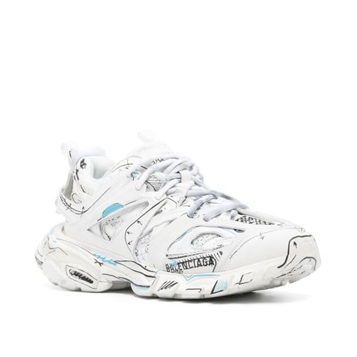BALENCIAGA Track logo-detailed mesh and rubber sne...