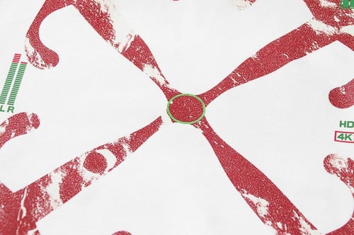 OFF-WHITE Diagonal Stripe Skate Hoodie