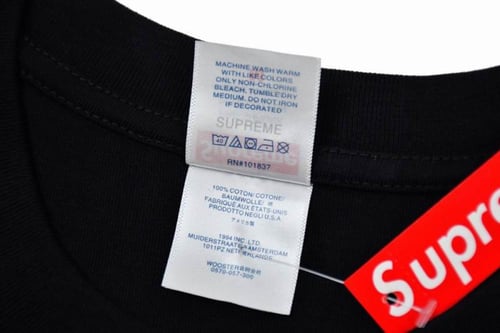 Supreme x Corteiz Rules The World Tee 'Black'