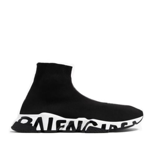 Balenciaga Speed Graffiti knitted sneakers