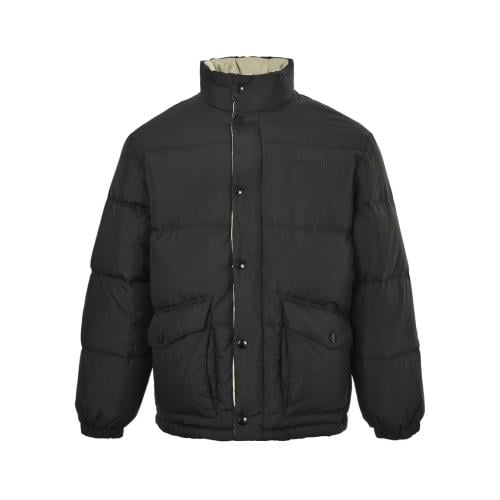 Miu Miu Reversible Technical Pongé Down Jacket Bla...