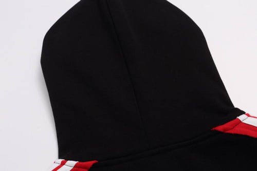 ‏Balenciaga Striped Sleeve Hoodie