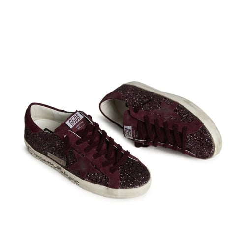 Women's Super-Star LTD in cherry glitter with cher...