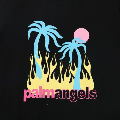 T-Shirt Palm Angels Flame Palm Tree