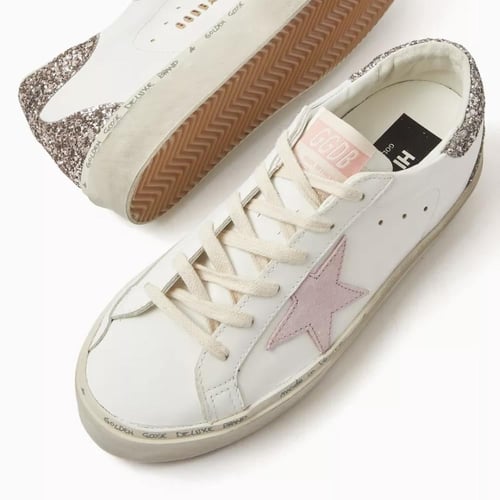 Golden Goose Hi Star Leather Sneakers