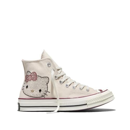 Converse Chuck Taylor High Hello Kitty Rhinestone...