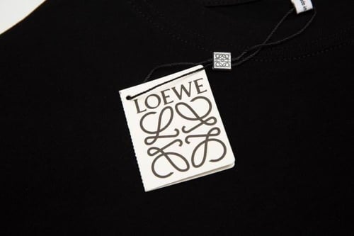 Loewe Logo Embroidered Crewneck T-Shirt