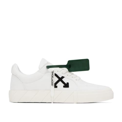 OFF-WHITE White Vulcanized Low Sneakers