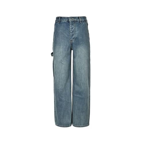 LOEWE Washed Cotton Denim Carpenter Jeans