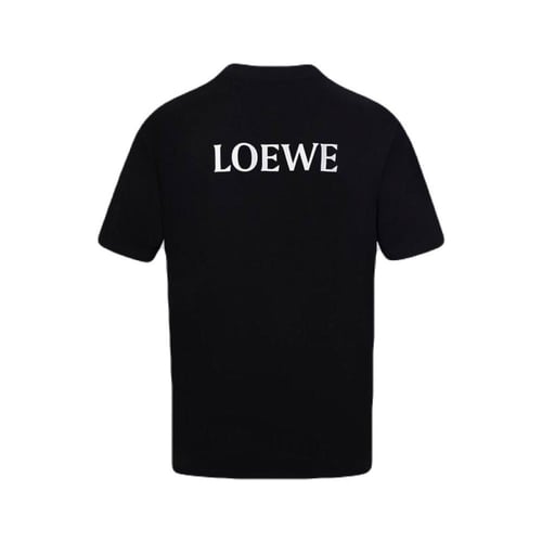 Loewe Logo Embroidered Crewneck T-Shirt