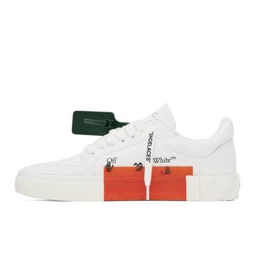 OFF-WHITE White Vulcanized Low Sneakers