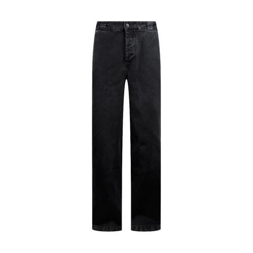 Prada Straight-Leg Denim Jeans Black