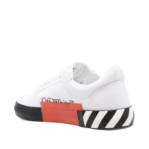 OFF-White Vulcanized Low Canvas White Black Ice