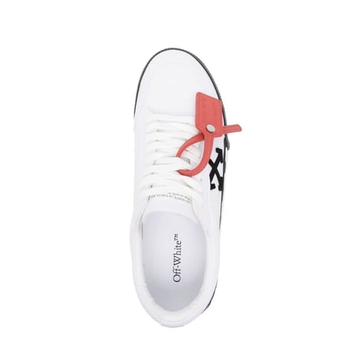 OFF-White Vulcanized Low Canvas White Black Ice