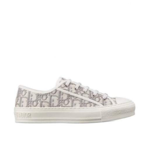 WALK'N'DIOR SNEAKER Gray Dior Oblique Embroidered...