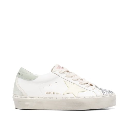 Golden Goose Hi Star Leather Sneakers