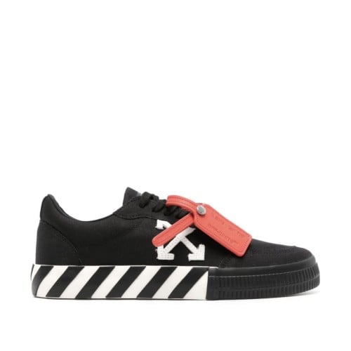 OFF-WHITE Vulcanized Low Canvas White Black