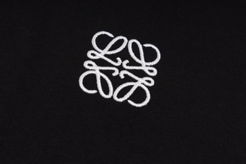 Loewe Logo Embroidered Crewneck T-Shirt