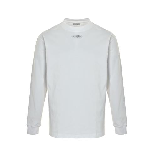 Dior Christian Dior Paris Plate Long-Sleeve T-Shirt White