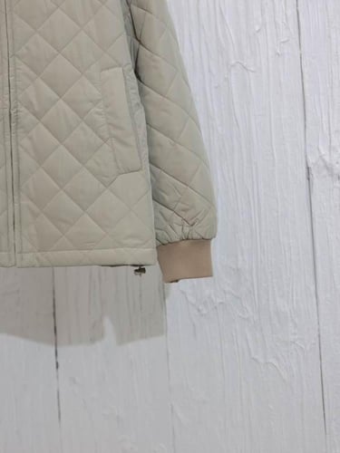 MIU MIU Logo-patch Quilted Jacket