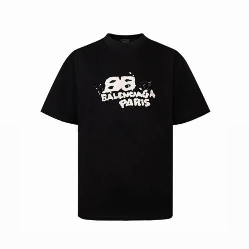 BALENCIAGA Printed cotton-jersey T-shirt