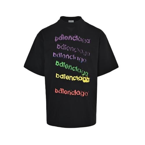 Balenciaga Languages T-Shirt Black