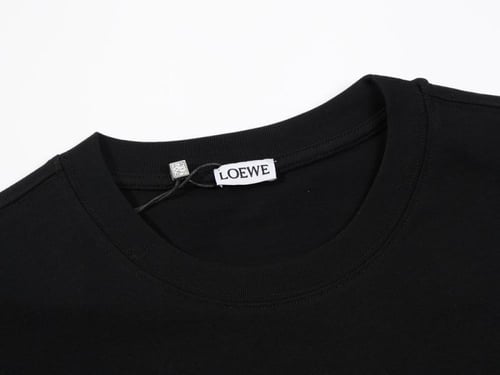 Loewe Logo Embroidered Crewneck T-Shirt
