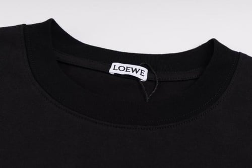 Loewe Logo Embroidered Crewneck T-Shirt