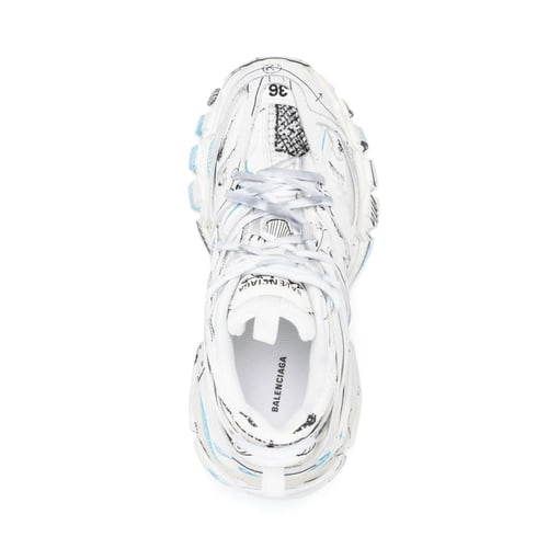 BALENCIAGA Track logo-detailed mesh and rubber sne...