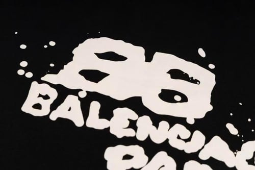 BALENCIAGA Printed cotton-jersey T-shirt