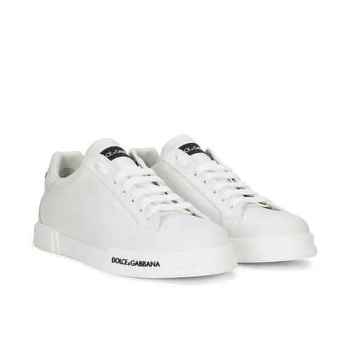 DOLCE & GABBANA Leather Portofino Sneakers