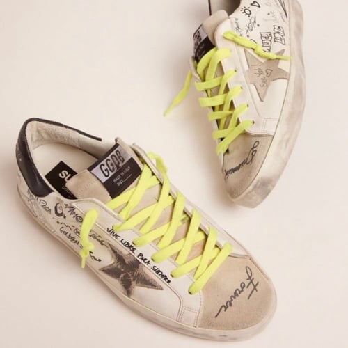 Women’s Journey Super-Star sneakers with graffiti