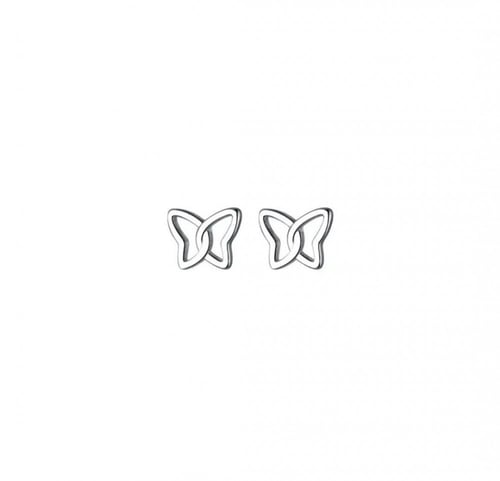 أقراط الفراشة الفضية