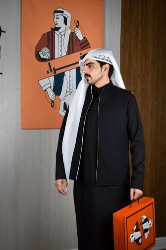 سديري لون بيج مع اسود