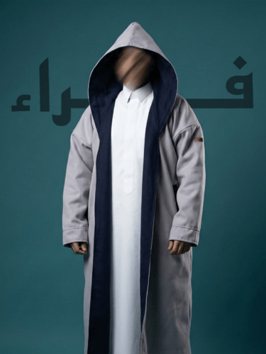 فروة الجود كحلي و رصاصي فاتح