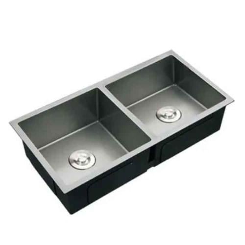 مجلى مطبخ حوضين بتقنية النانو 90*45