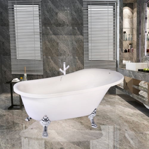 بانيو فرعوني أبيض كامل مقاسات متعددة