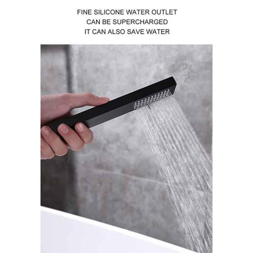 خلاط ارضي بانيو اسود مائل