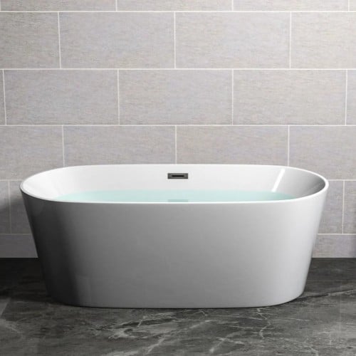 بانيو كلاسيكي ابيض اكريلك مقاسات متعددة