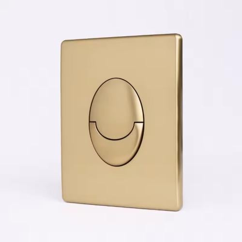 وجه ضغاط سيفون مخفي دائري ذهبي مطفي صيني