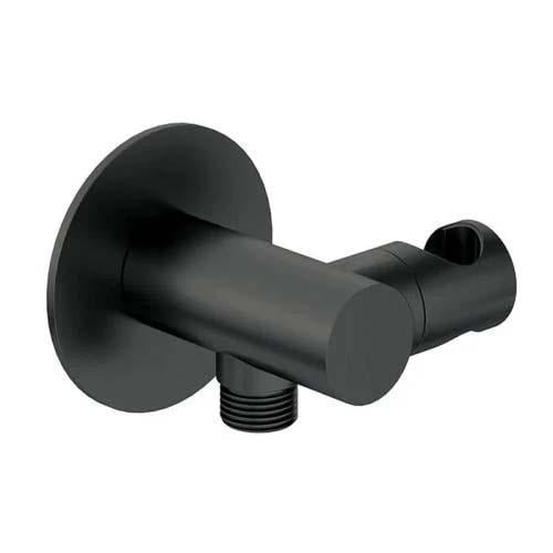 كوع شطاف دائري اسود الماني قاعدة جانبية