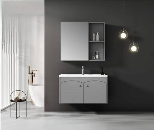 مغسلة ديكور المنيوم رمادي - مقاسات متعددة