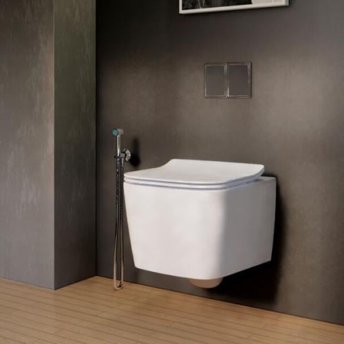 كرسي معلق مربع ابيض اوركس من الخزف السعودي