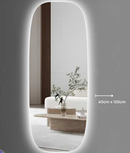 مرايا فاخرة مودرن ليد تعمل بلونين مقاس 120×60