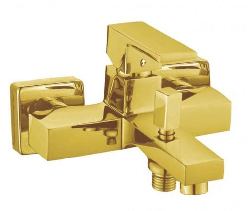 خلاط دش مربع ذهبي لامع مودرن