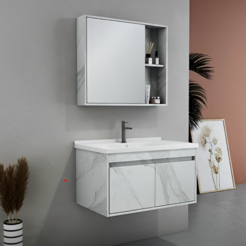 مغسله ديكور حوض 80سم + مرايا ليد