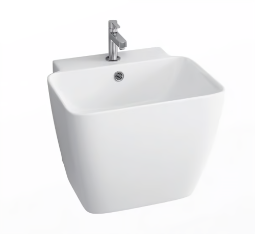 مغسلة معلق موردن ابيض - ARMINDA